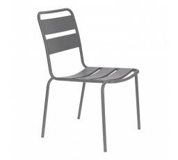 Šedá židle Barco