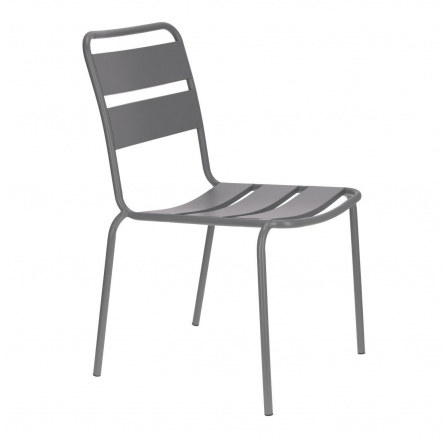 Šedá židle Barco