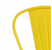 Židle Paris žlutá inspirovaná Tolix