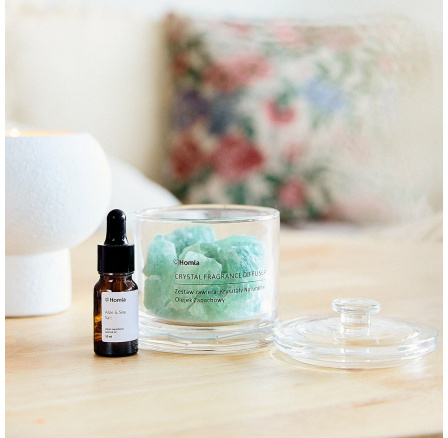 Sada vůní SERENITY Aloe & Mořská sůl 210 g + 10 ml 719288