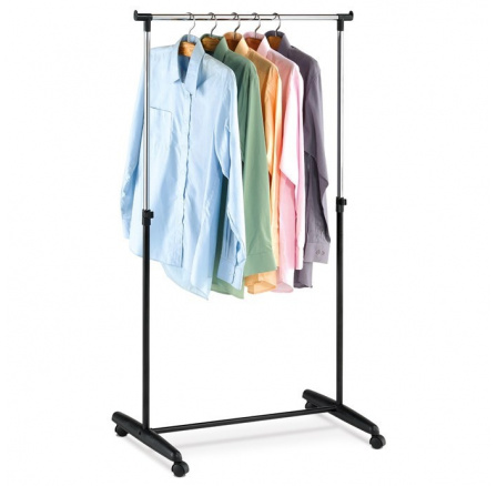 Stojan na šaty, kov, černá, ABD-1201 BK
