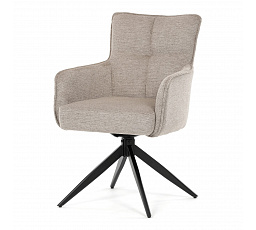 Jídelní židle, béžová, látka, DCH-P3170 LAN2