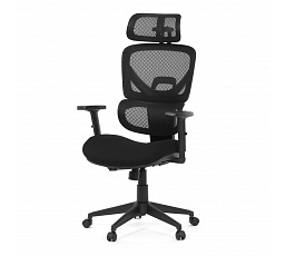 Kancelářská židle, synchronní mechanismus, černá látka, KA-Q8203 BK