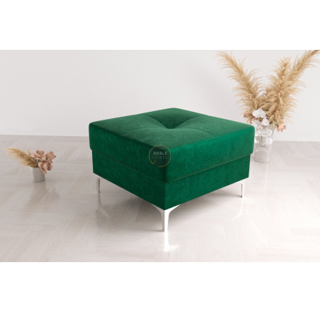 Taburet s kontejnerem 70 x 70 cm - zelená Taburet s kontejnerem 70 x 70 cm - zelená