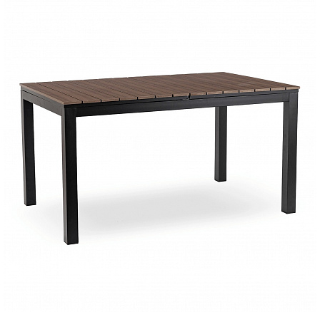 Zahradní stůl ARGOS 140-180 cm Ořech/Černý