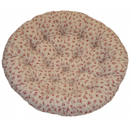 Polstr na křeslo papasan 110 cm motiv růže Polstr na křeslo papasan 110 cm motiv růže