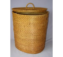 Koš prádelní ratanový oválný velký
