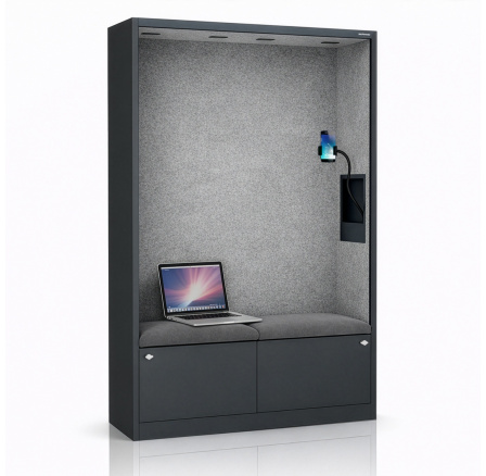 Sally 1150mm korpus Antracitový - sedák Šedý