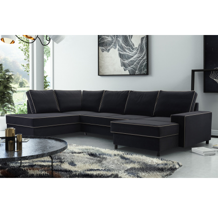 Rohová sedací souprava OXANA U, Mat Velvet 97 09, Levá Rohová sedací souprava OXANA U, Mat Velvet 97 09, Levá