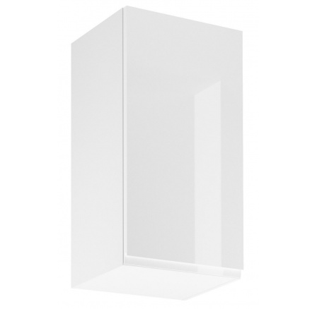 Kuchyňská horní skřínka ASPEN G40 - Levá, Bílá/Bílý lesk Kuchyňská horní skřínka ASPEN G40 - Levá, Bílá/Bílý lesk