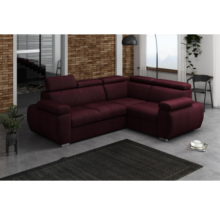 Rohová sedací souprava Bodie P - vínová Rohová sedací souprava Bodie P - vínová