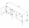 Komoda DOMI 150 3D, dub Cremona