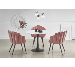 Jídelní stůl AMBROSIO, bílý mramor