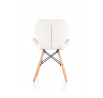 Jídelní židle K281, Bílá/Buk Výprodej !