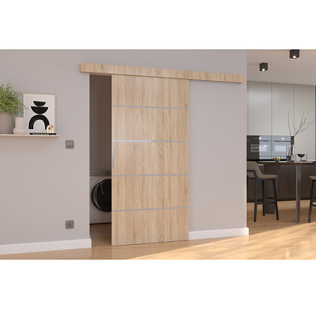 Posuvné dveře na stěnu BIELLA 76 Sonoma