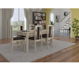 Sada stůl s židlemi RODOS 52 Sonoma