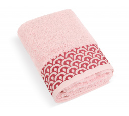 Froté osuška Krajka 70x140cm 500g růžová
