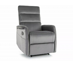 Masážní křeslo SOLON M VELVET, Šedá BLUVEL 14