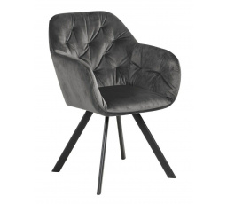 Židle Lola VIC Tmavě šedá s automatickým návratem