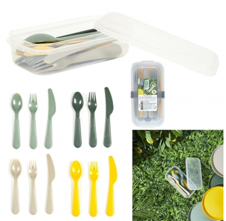 Sada piknikových příborů pro 4 osoby