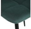 Jídelní židle, zelená, sametová látka, CT-281 GRN4