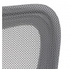 Dětská židle, výškově nastavitelná, šedá síťovina, KA-K2008 GREY