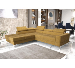 Rohová sedací souprava TOSCANIA II průměr 30x250 - medová , levá