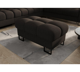 Taburet  ASPEN 100x55 cm - černá