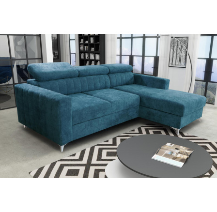 Rohová sedací souprava Mildred Premium P modrá Rohová sedací souprava Mildred Premium P modrá