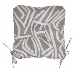 Sedák UNI látka šedobílá mozaika