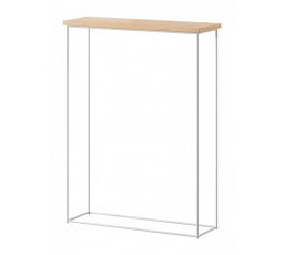 Konzola Sili Bílá+Dub Lancelot