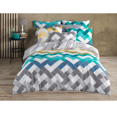 Krepový povlak na polštář Siesta green 40x40 Krepový povlak na polštář Siesta green 40x40