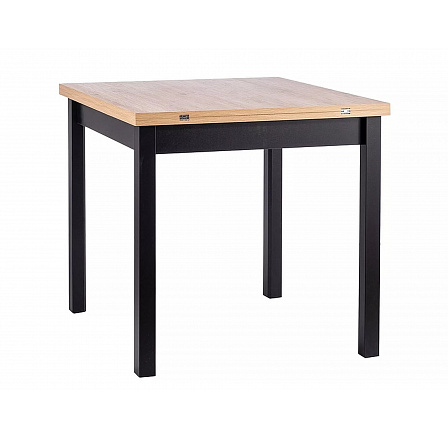 Jídelní stůl FLIP, Dub Artisan/Černý Jídelní stůl FLIP, Dub Artisan/Černý