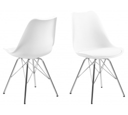 Židle Eris PP bílá/chromová