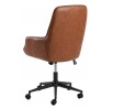 Kancelářské křeslo Erik hnědé PU