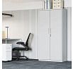 Komoda 80x40x180cm, kov, bílá, AUS-E1115 GREY