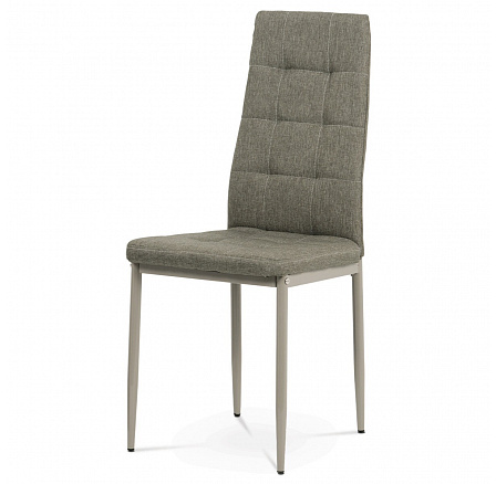 Jídelní židle, béžová, látka, DCL-397 CRM2