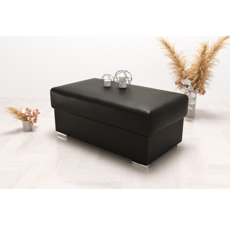 Kožená pohovka s úložným prostorem100X55