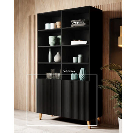 Dvířka PAFOS pro REGAL 100 černý mat
