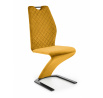 Jídelní židle K442, hořčicová