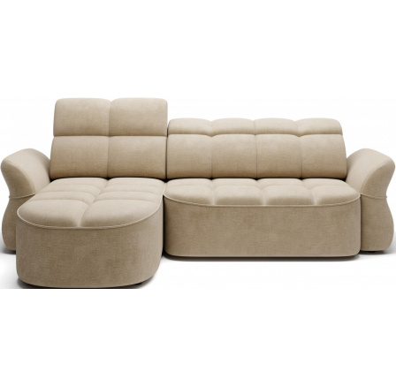 Rohová sedací souprava s elektrickým rozkládáním BENETH - Levá, Nube 20