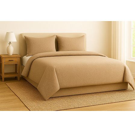 Francouzské mušelínové povlečení béžové 220x200