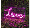 Akrylová LED lampa Love