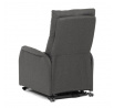 Polohovací křeslo, elektrické kabelové ovládání, šedá, látka, TV-5482 GREY2