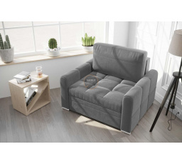 Křeslo VERONA 105 cm - šedá