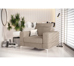 Křeslo čalouněné MALIBU 104 cm - béžová