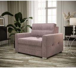 Křeslo ARTE 105 cm - růžová