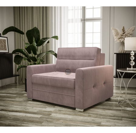 Křeslo ARTE 105 cm - růžová