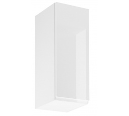 Kuchyňská horní skřínka ASPEN G30 - Levá, Bílá/Bílý lesk