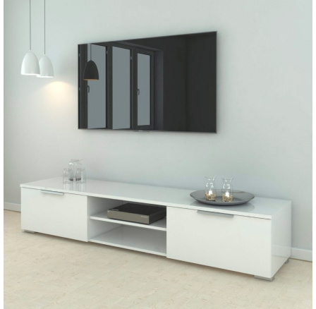 TV komoda MATEO 189, Bílý lesk TV komoda MATEO 189, Bílý lesk